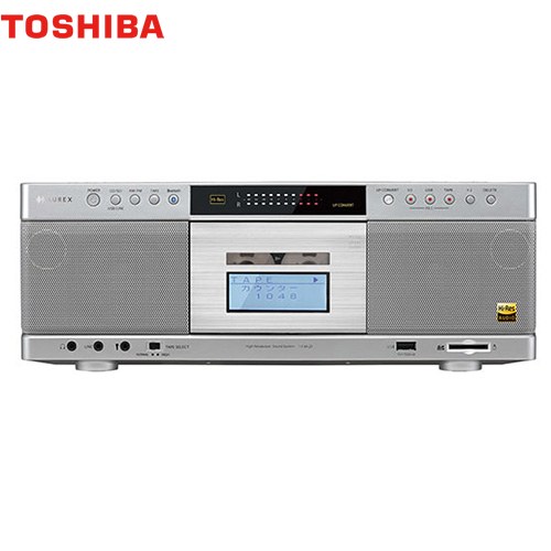 東芝 ハイレゾ対応SD/USB/CDラジオカセットレコーダー オーディオ TY