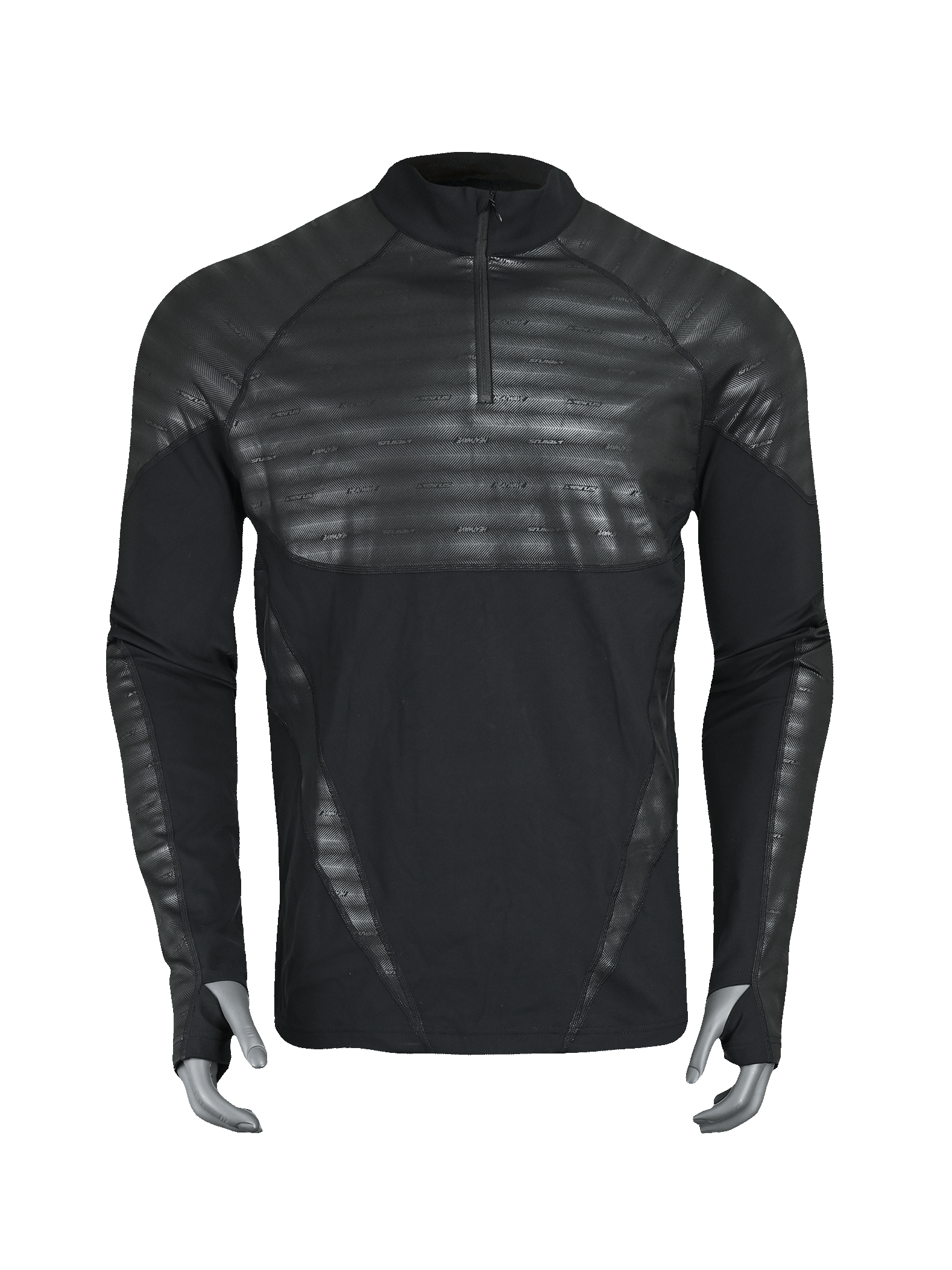 Mens Heatwave™ Performance Base Layer ¼ Zip Mock Neck Top