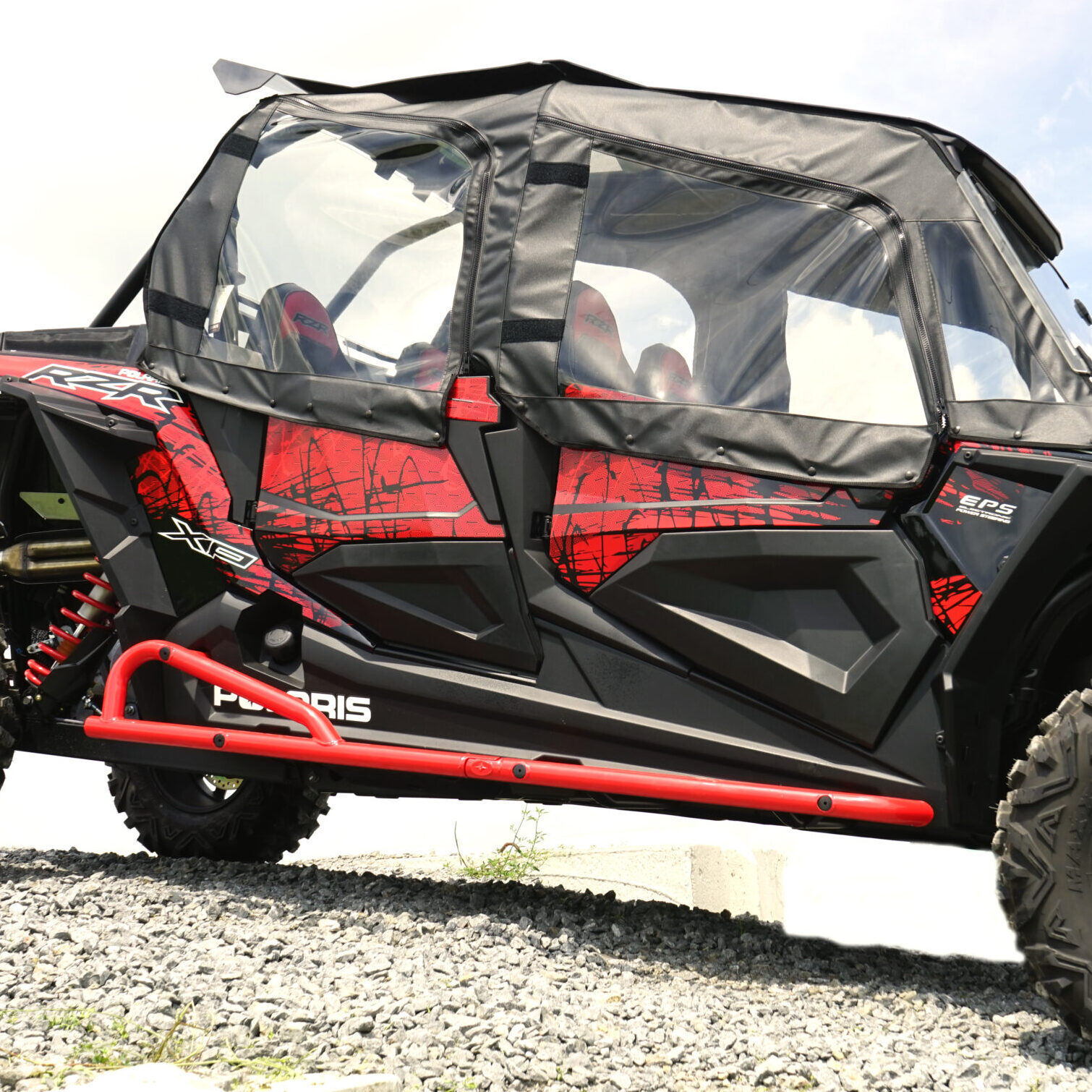 Soft Upper Doors, Rear Window and Roof with Zipper Polaris RZR XP