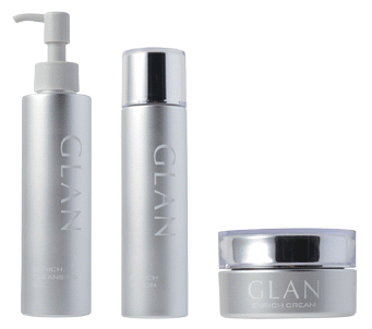 12月1日(金)新発売 リンゴ幹細胞配合スキンケア GLANスキンケア