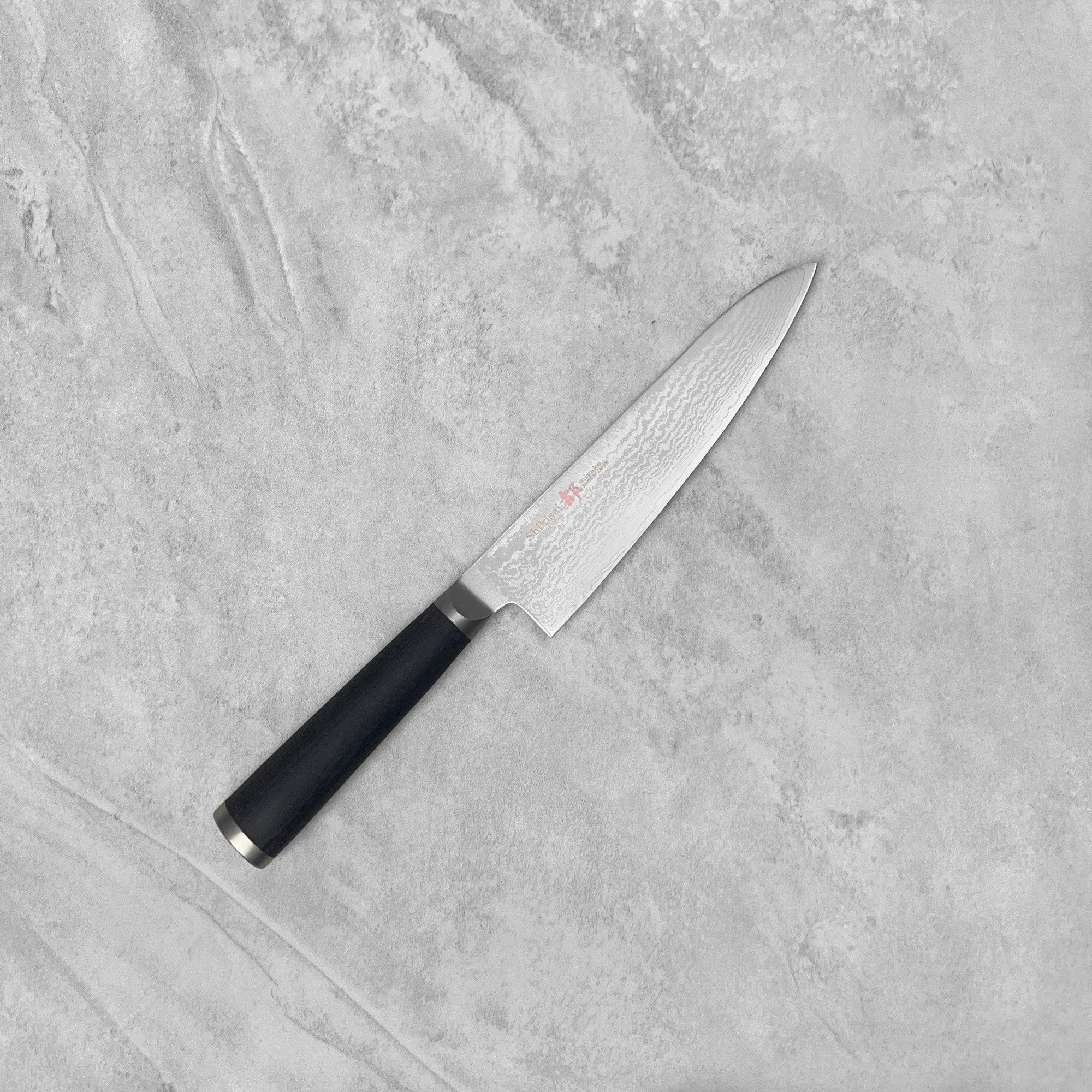 Shikisai Miyako Damascus Gyuto | Japanese Kitchen Knife