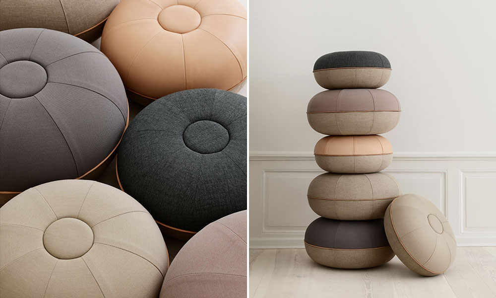 FRITZ HANSEN pouf ラージ ベージュ FRITZ HANSEN pouf ラージ