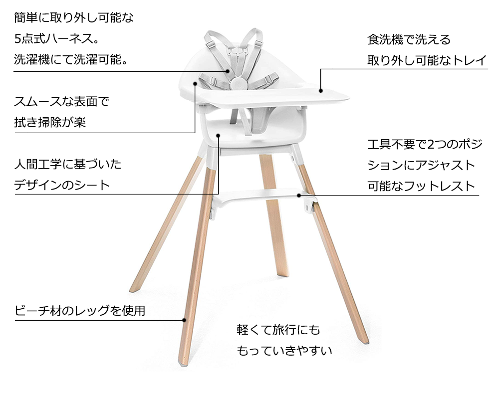 ストッケ クリック / ホワイトstokke（ストッケ） | 公式通販 家具