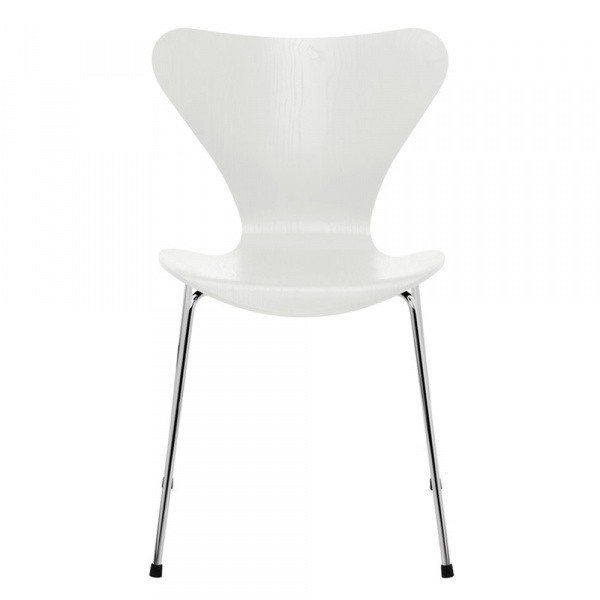 セブンチェア 3107 / カラードアッシュ ホワイト / クローム脚FRITZ