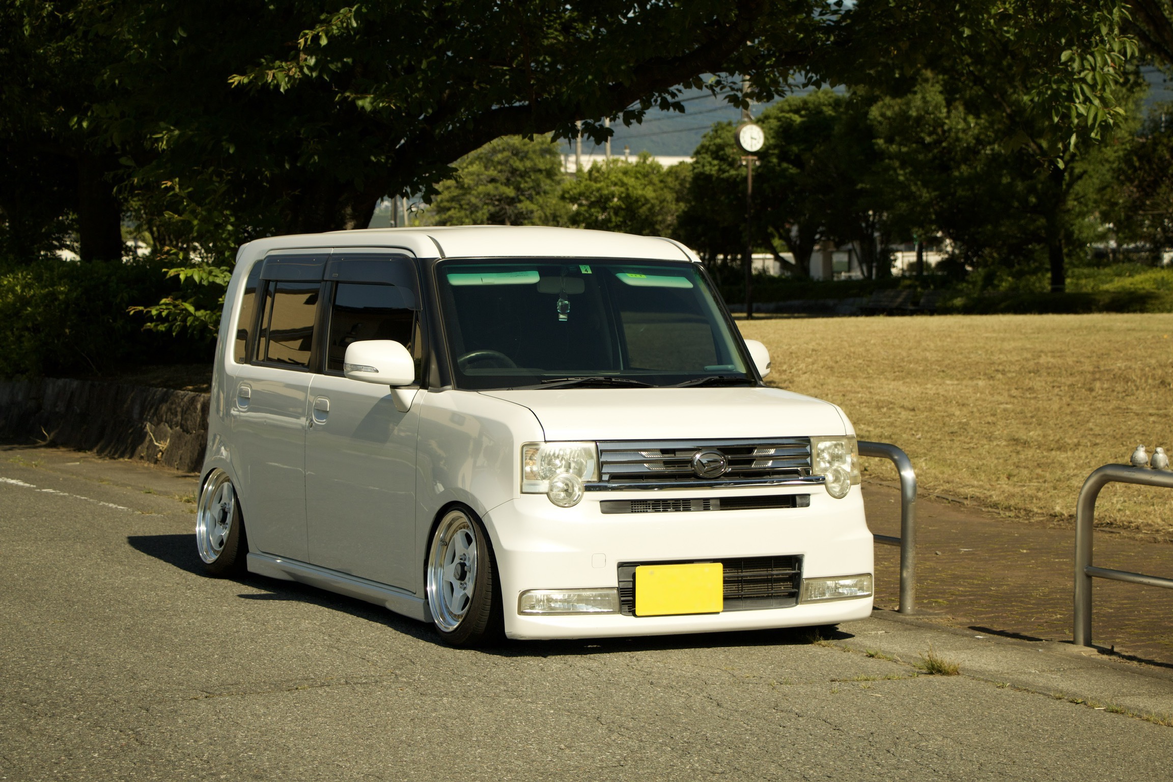 L575S】ムーヴコンテの車高短カスタム。マイスターCR01装着 | Freedom