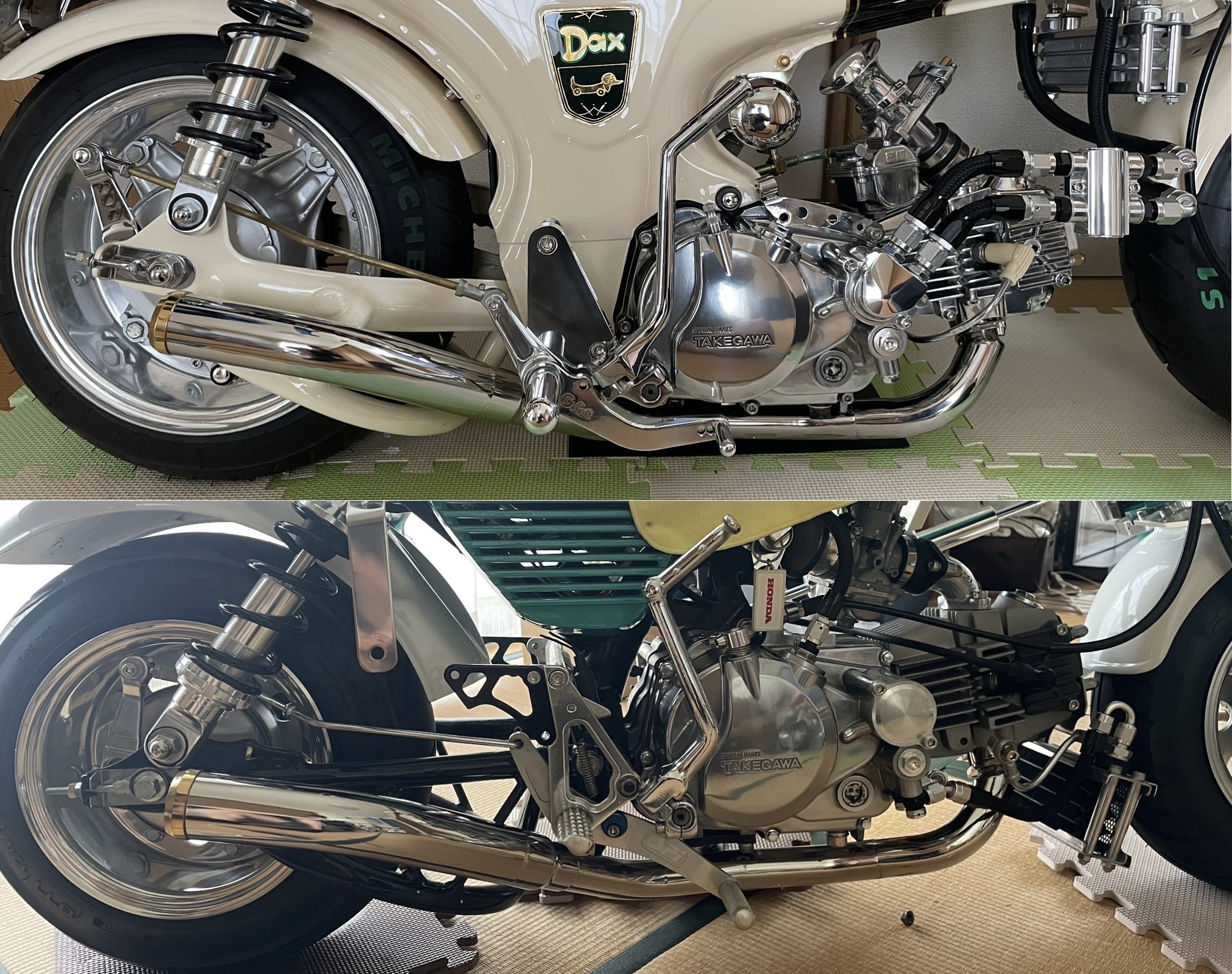 モンキーやダックス、シャリー、カブのマフラーは共通？流用可能ですか