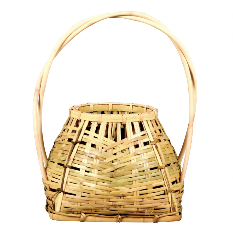 茶道具 花籠（はなかご） 籠花入 本宗全籠 藤手 宗全好写 （上塗竹入子