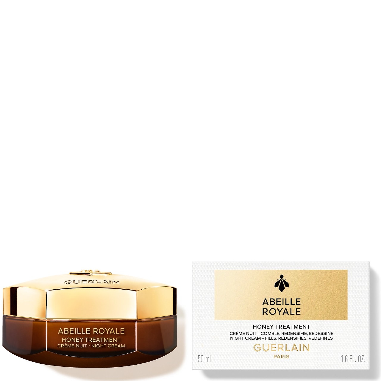 Abeille Royale Honey Treatment Night Cream with Hyaluronic Acid