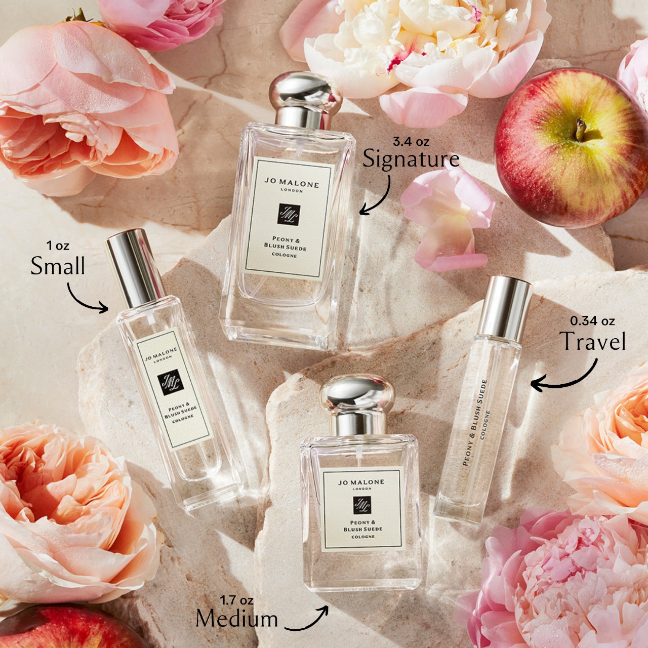 Peony & Blush Suede Cologne Travel Spray - Jo Malone London | Sephora