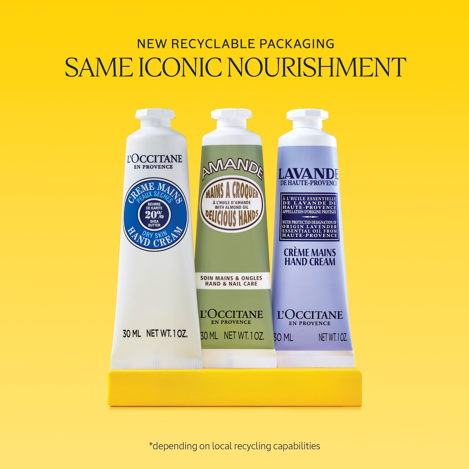 Nourishing and Protective Hand Cream Trio Kit - L'Occitane | Sephora