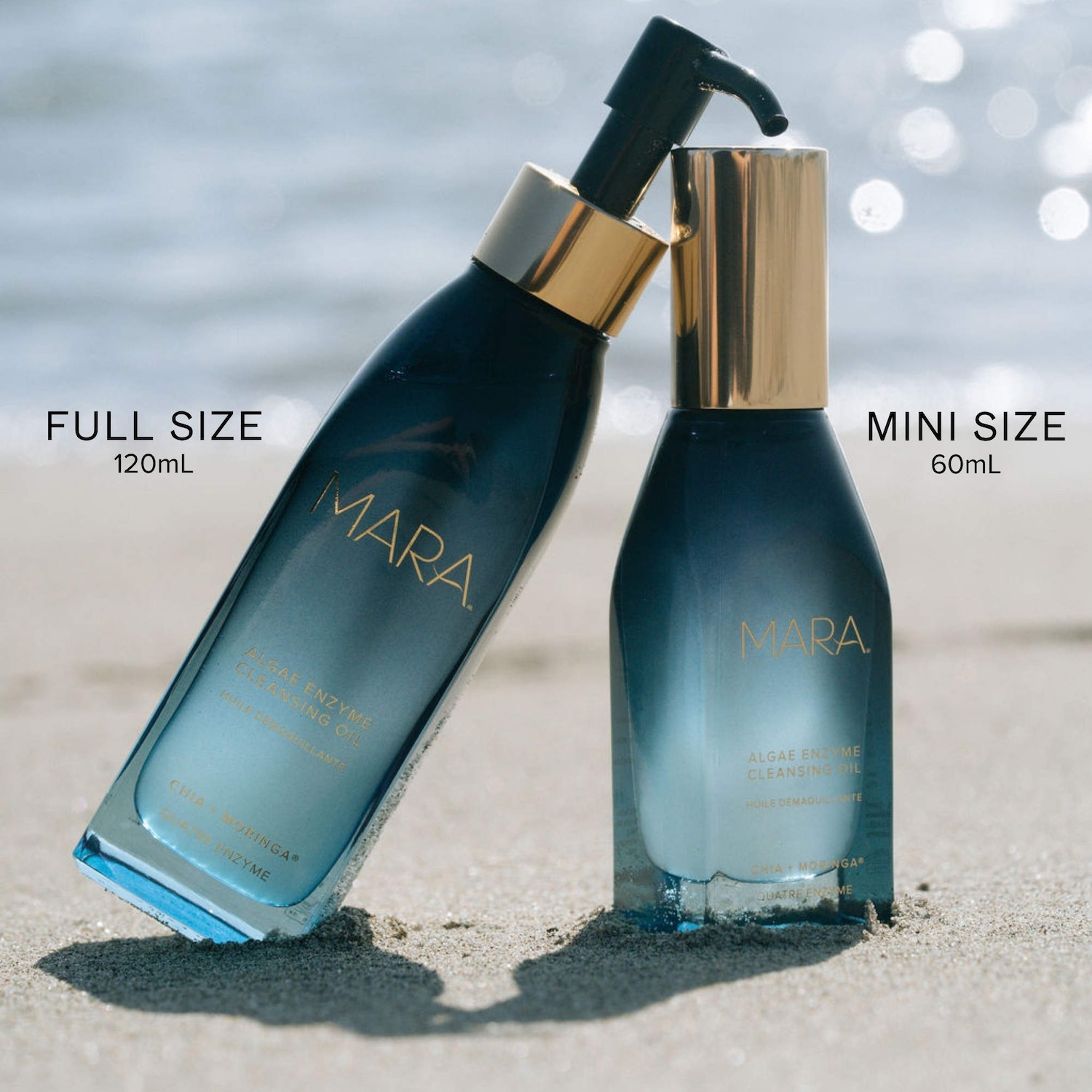 Algae Enzyme Cleansing Oil Makeup Remover with Chia + Moringa