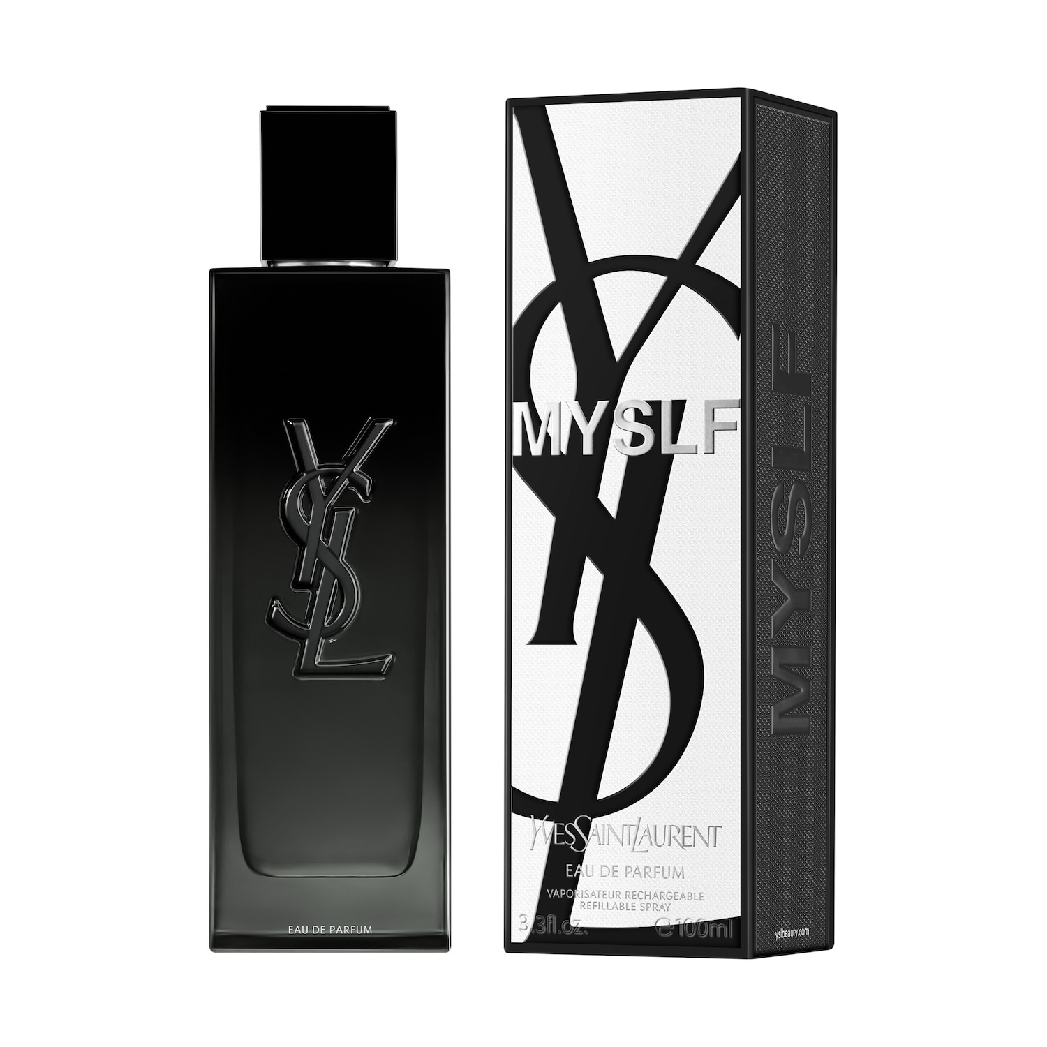 MYSLF Eau de Parfum with Fresh Accord & Warm Woods - Yves Saint