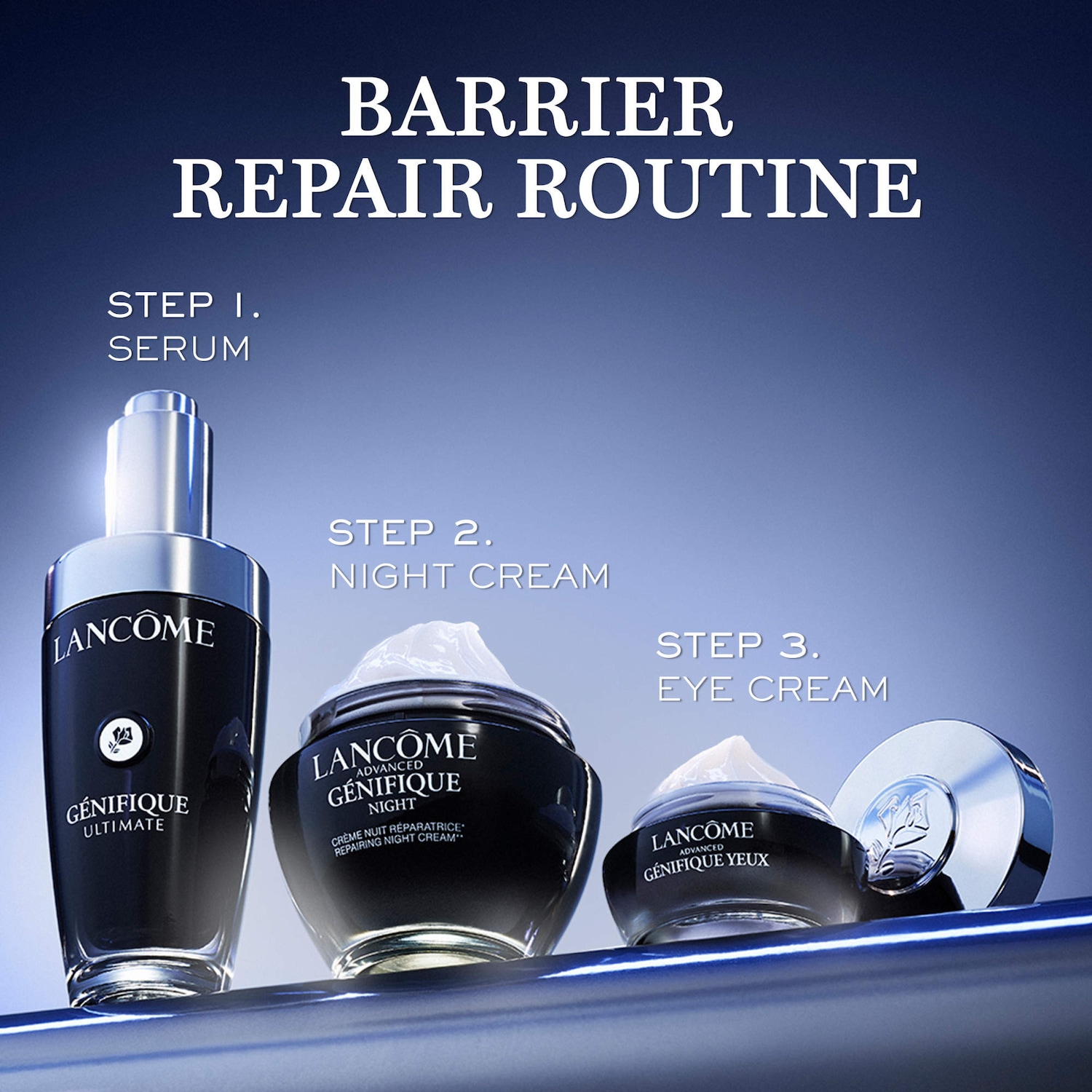 Génifique Ultimate Recovery Serum for Skin Barrier Repair - Lanc&