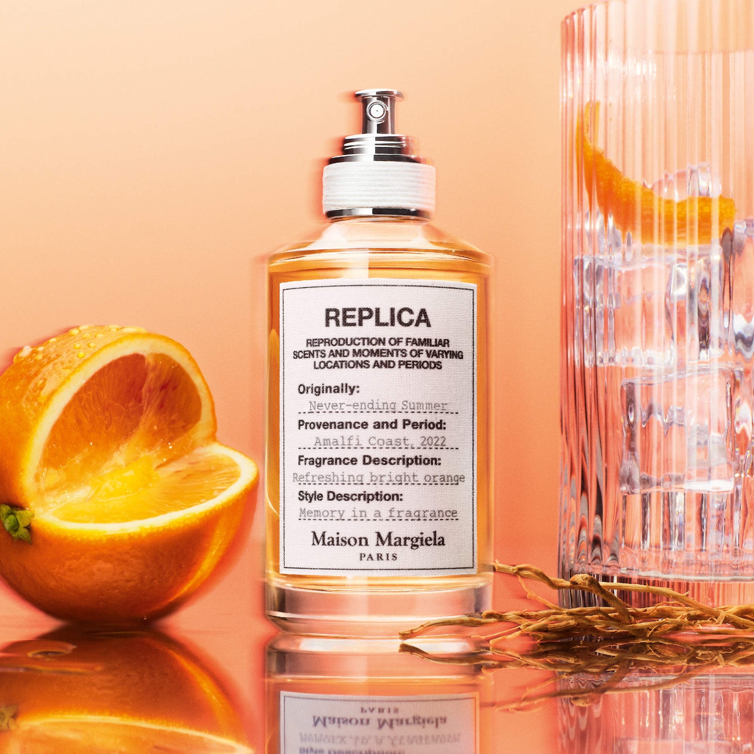 REPLICA' Never-ending Summer Eau de Toilette with Orange and