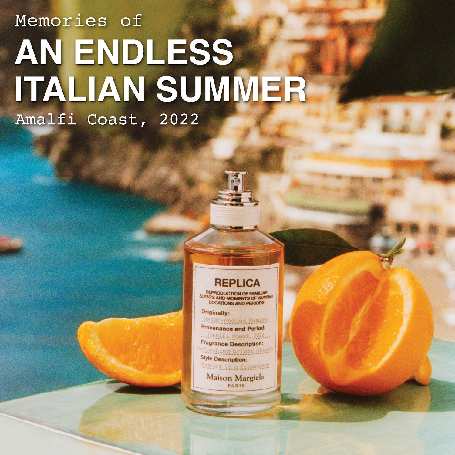 REPLICA' Never-ending Summer Eau de Toilette with Orange and