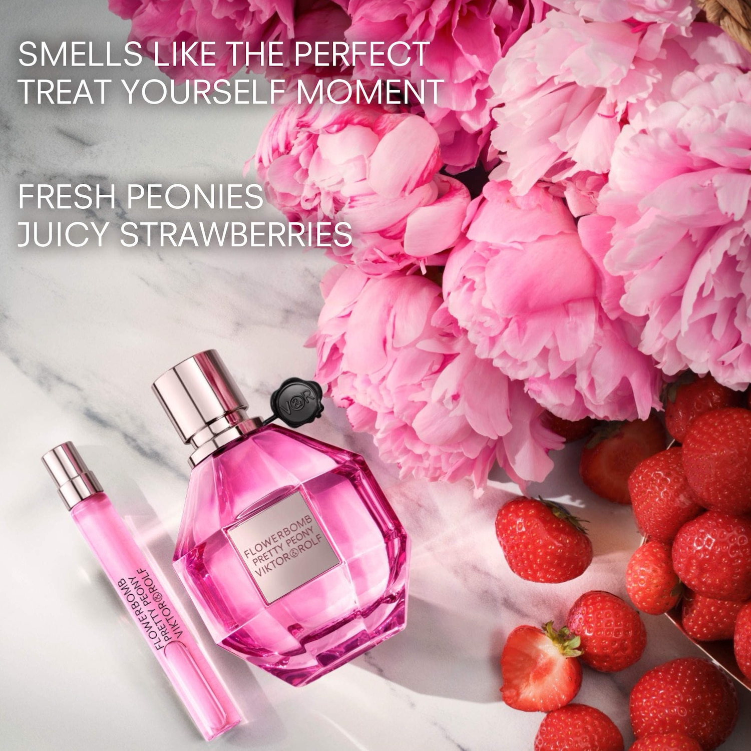 Flowerbomb Pretty Peony Eau De Parfum with Peony & Strawberry