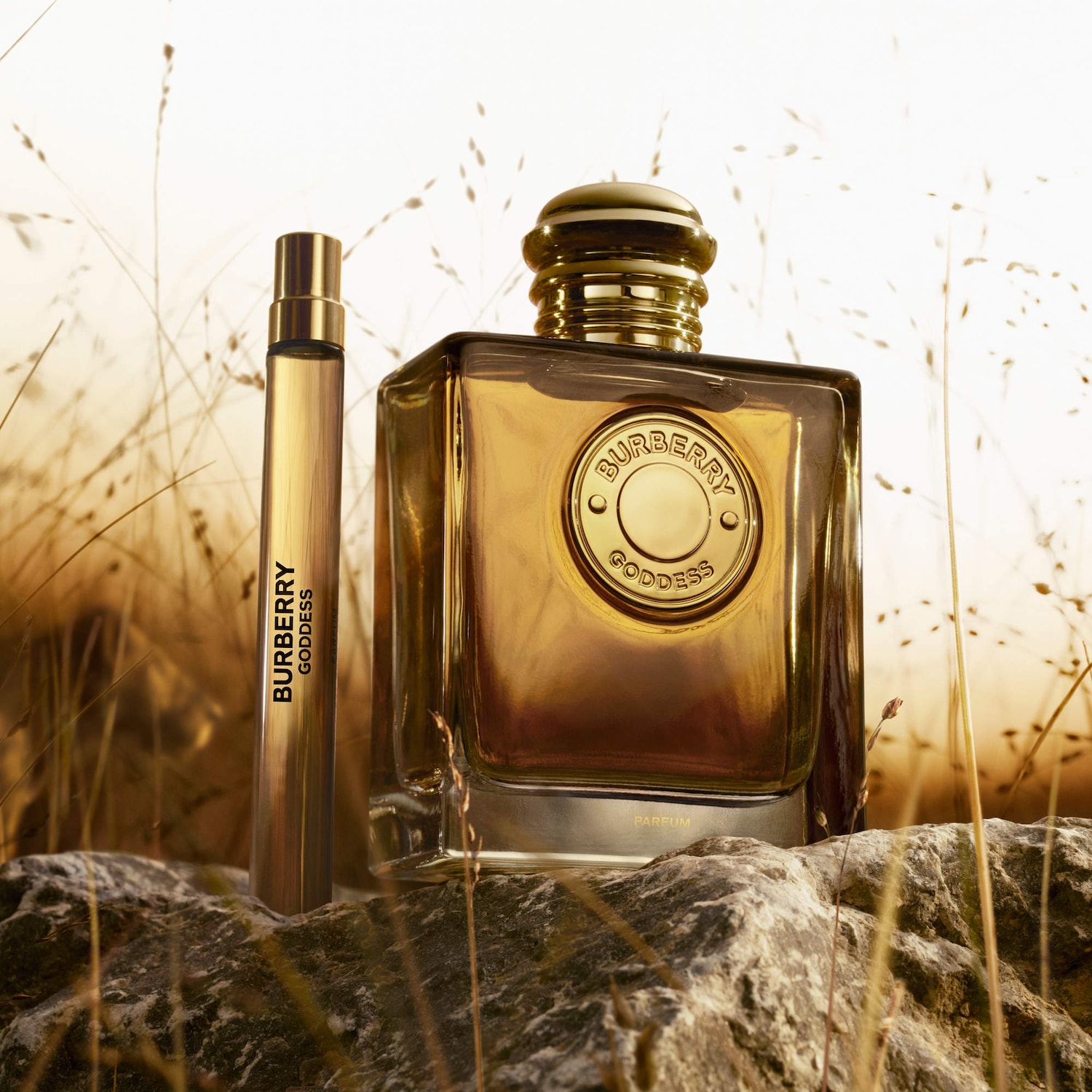 Burberry Goddess Parfum Travel Spray with Vanilla and Leather