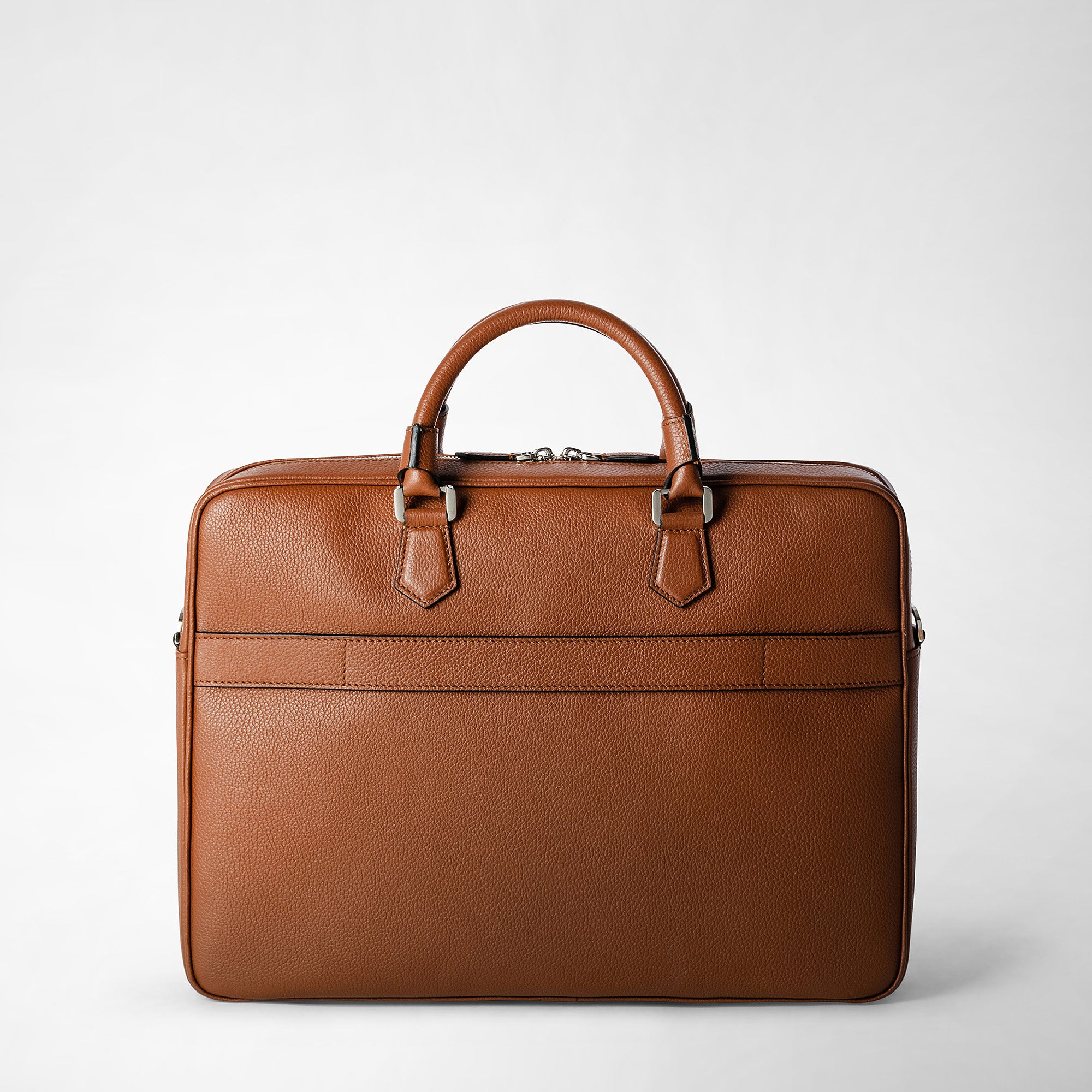 SLIM BRIEFCASE IN CACHEMIRE LEATHER