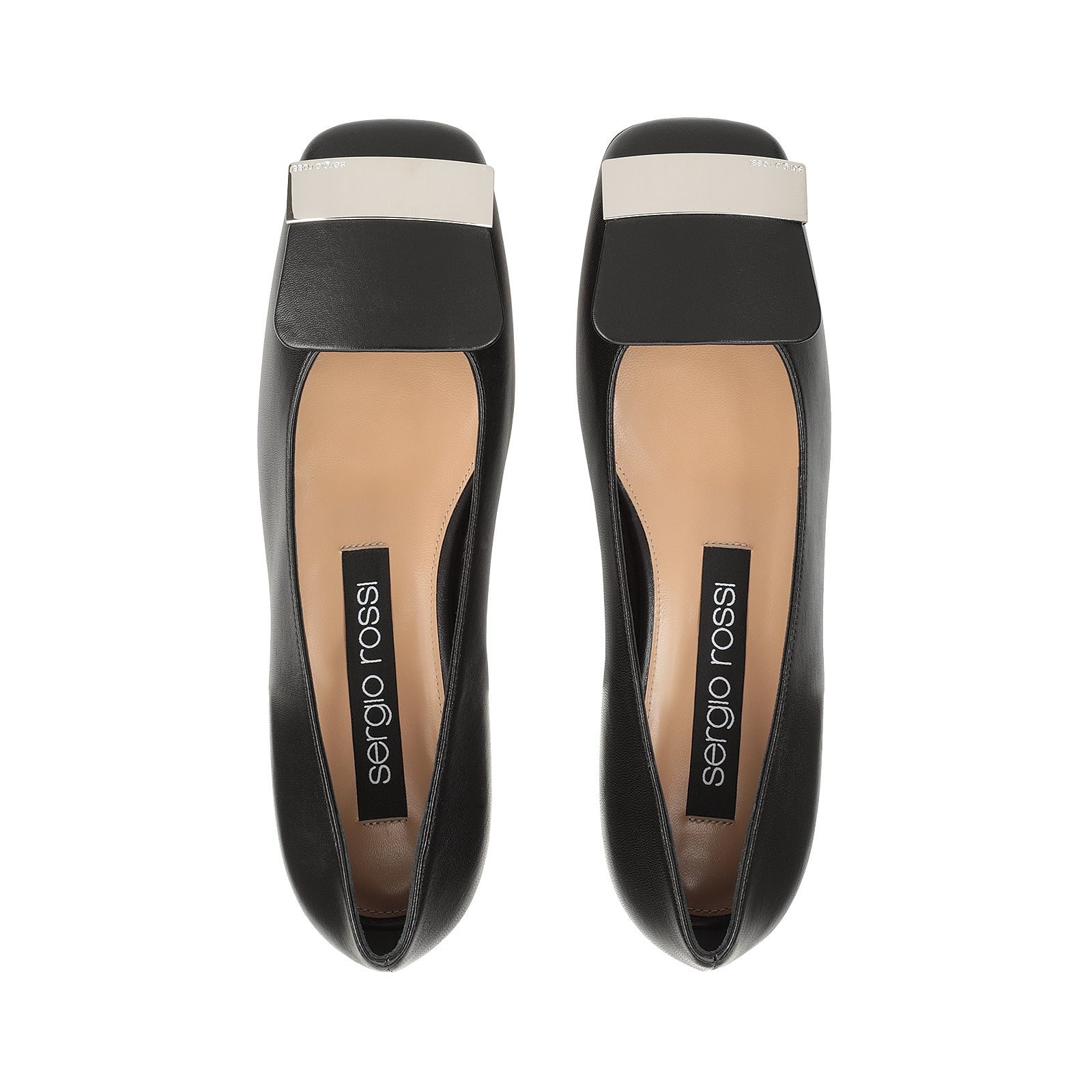 sr1 - バレリーナフラット Black | Sergio Rossi