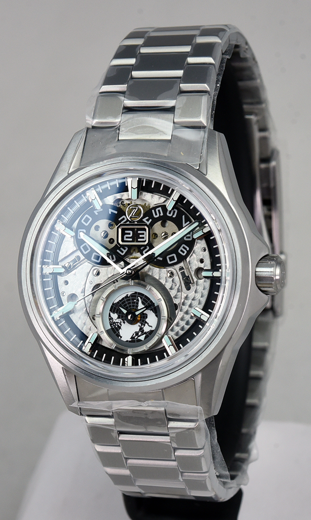 Zelos Spearfish Dual Time TI Sky Blue (Pre-owned) - SeriousWatches.com