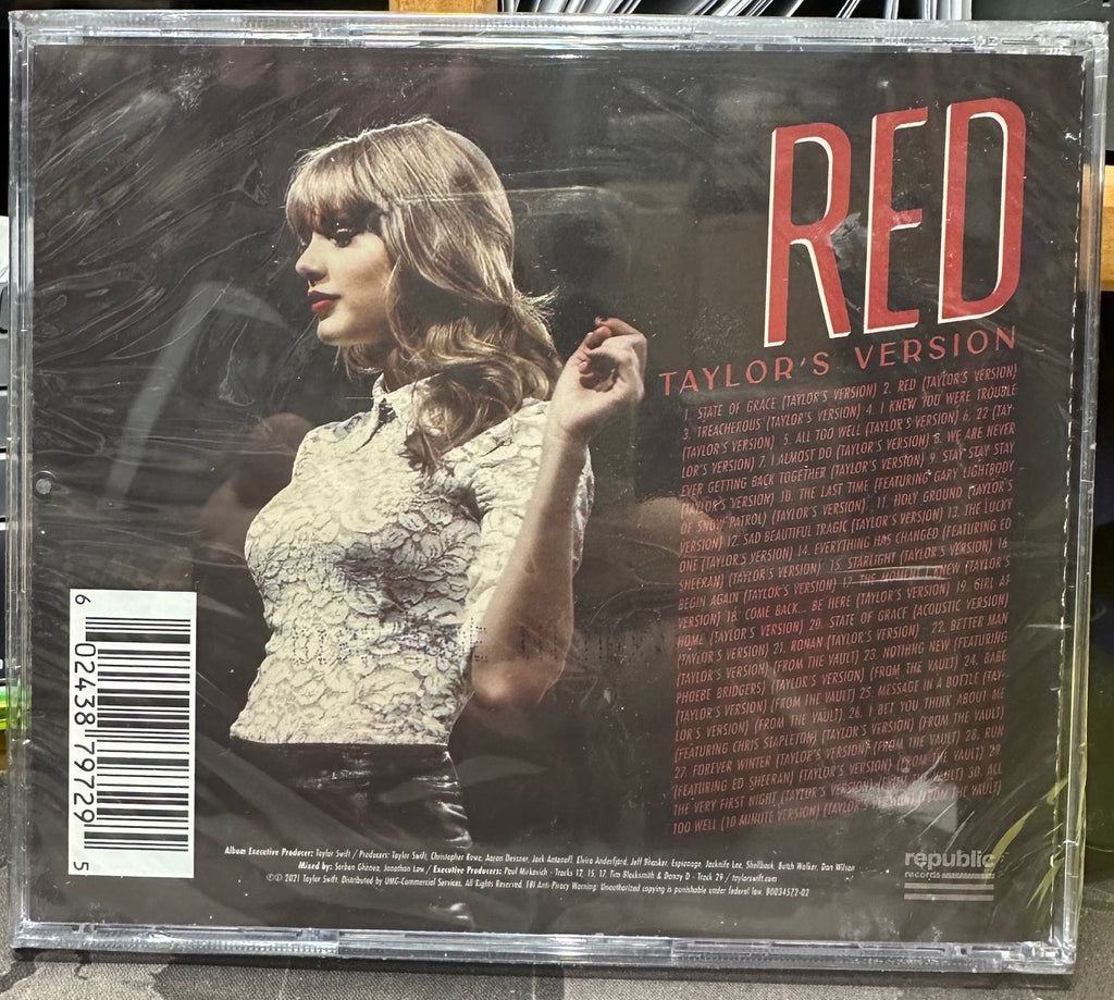 Signed Autographed - Taylor Swift – Red (Taylor's Version) - New 2