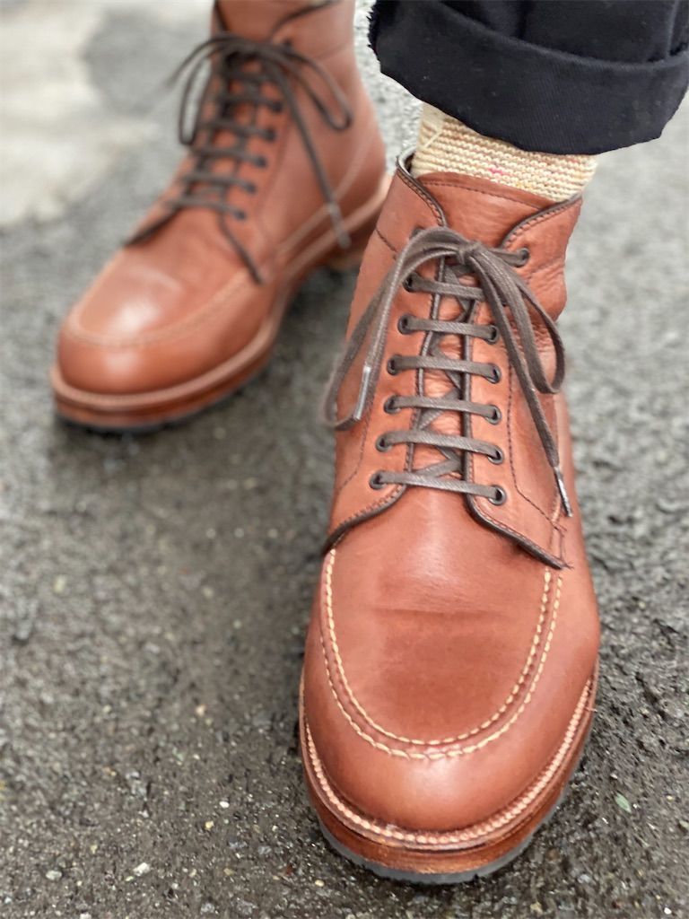 検証】ALDEN(オールデン) ミシガンブーツのユティカレザーは本当に水に