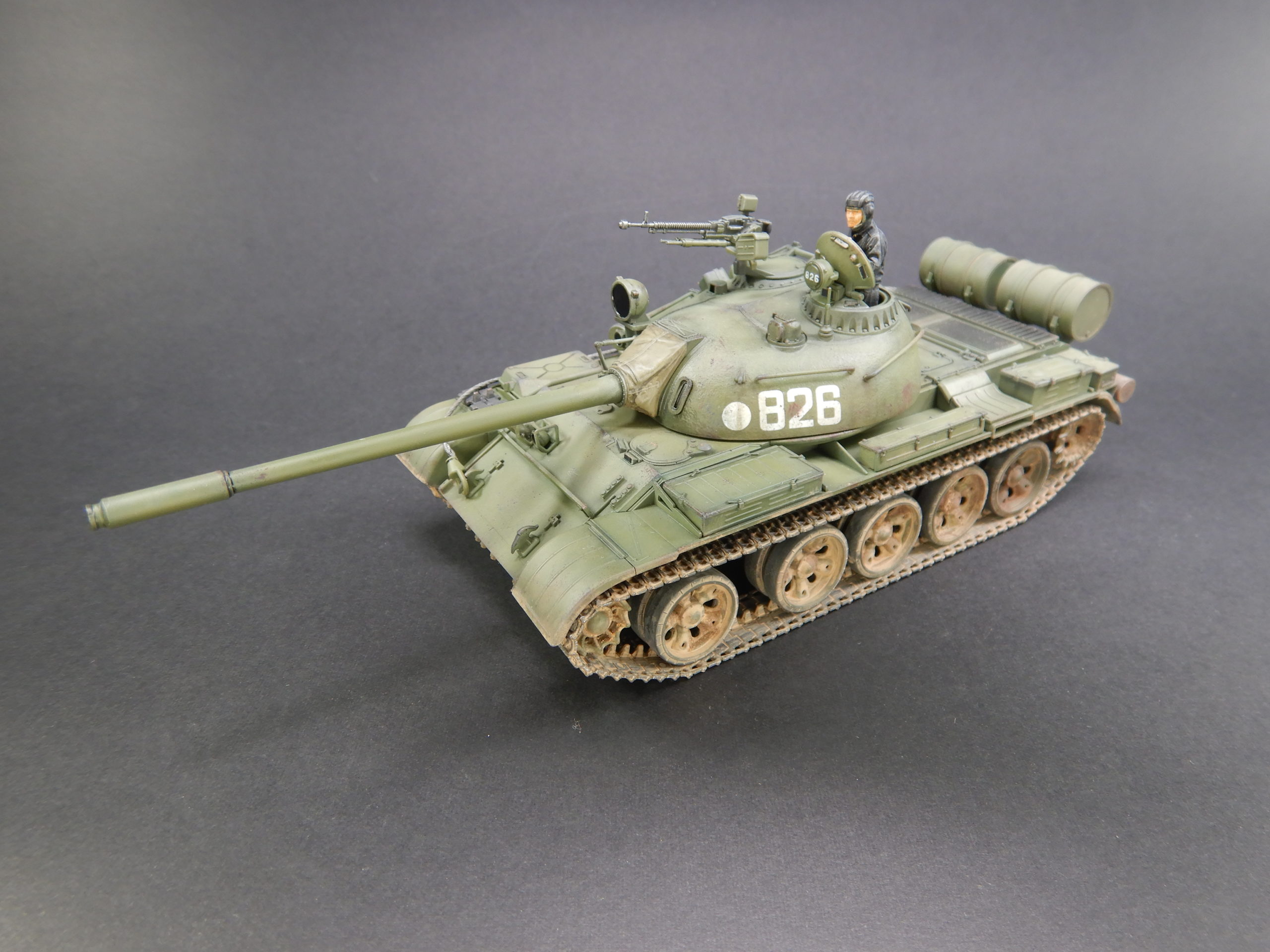 タミヤ 1/48 ソビエト戦車 T-55 | 手動式模型工作