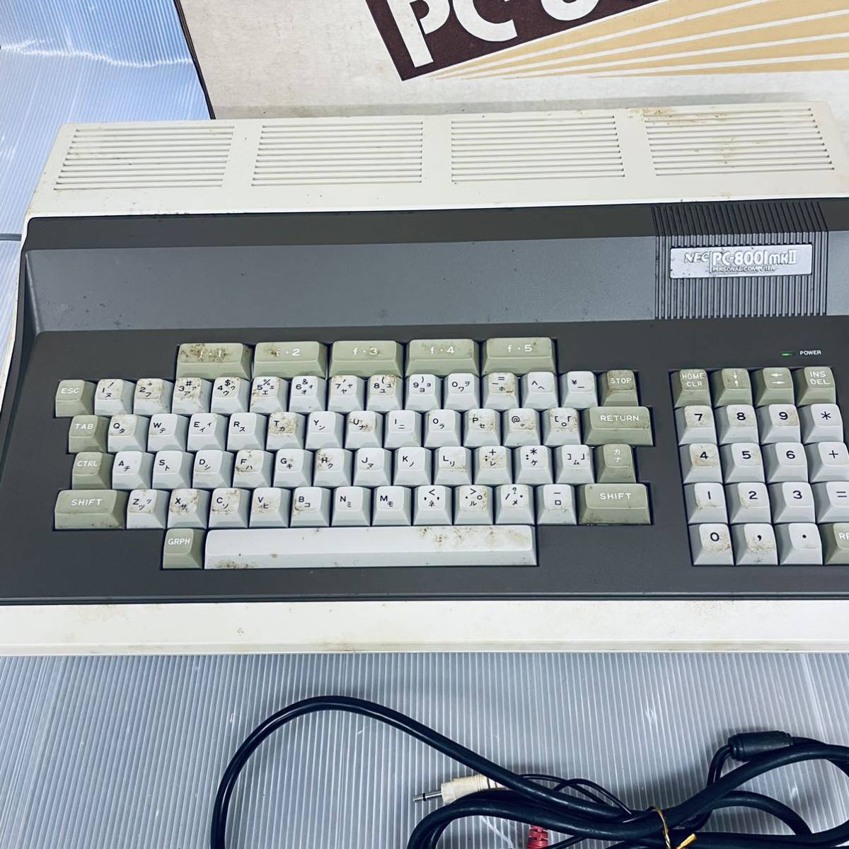 通電確認のみ・箱説明書あり】NEC PC-8000シリーズ PC-800lmkⅡ