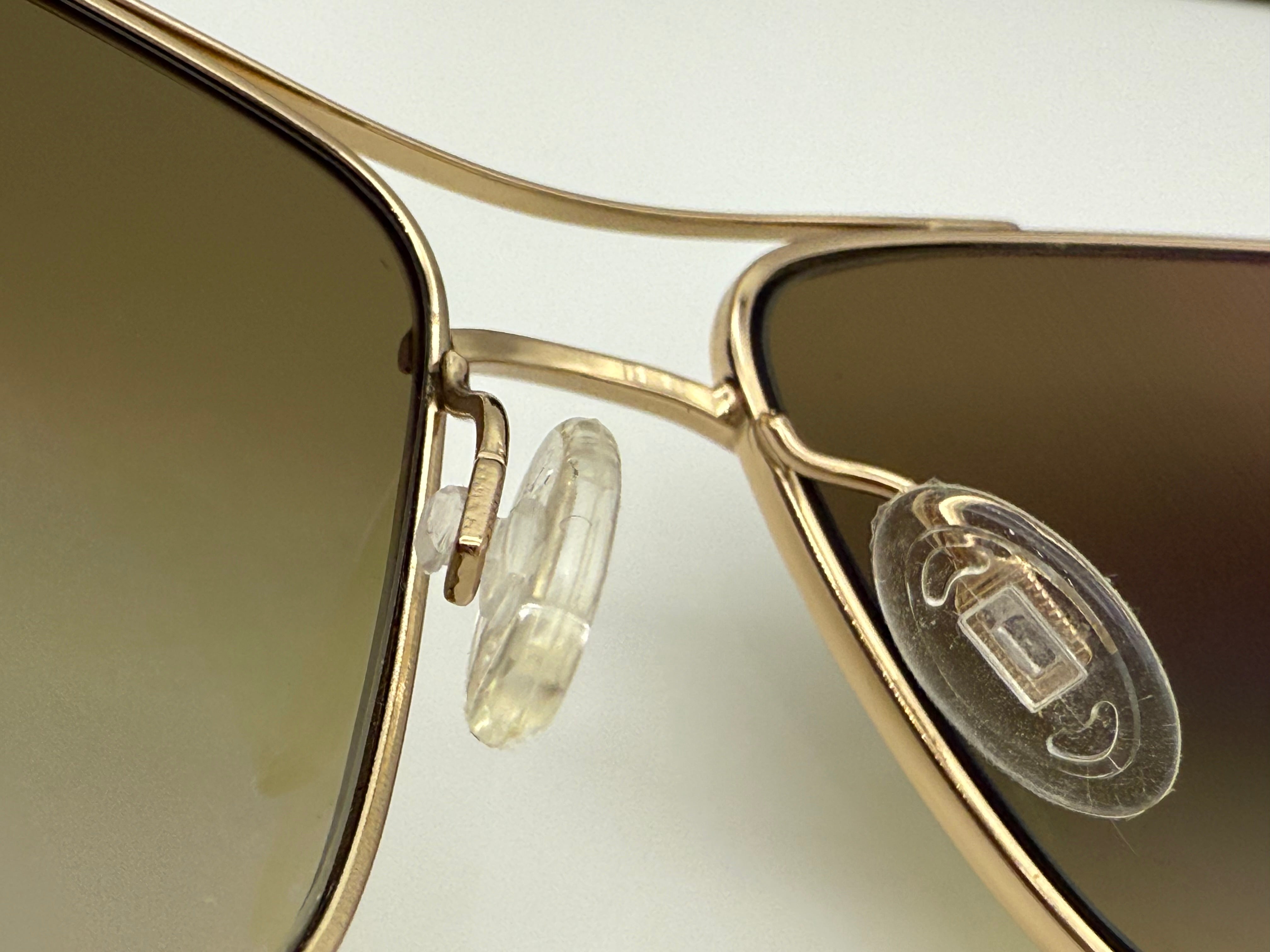 Oliver Peoples Sanford 57mm OV 1130 S Gold / Chrome Amber