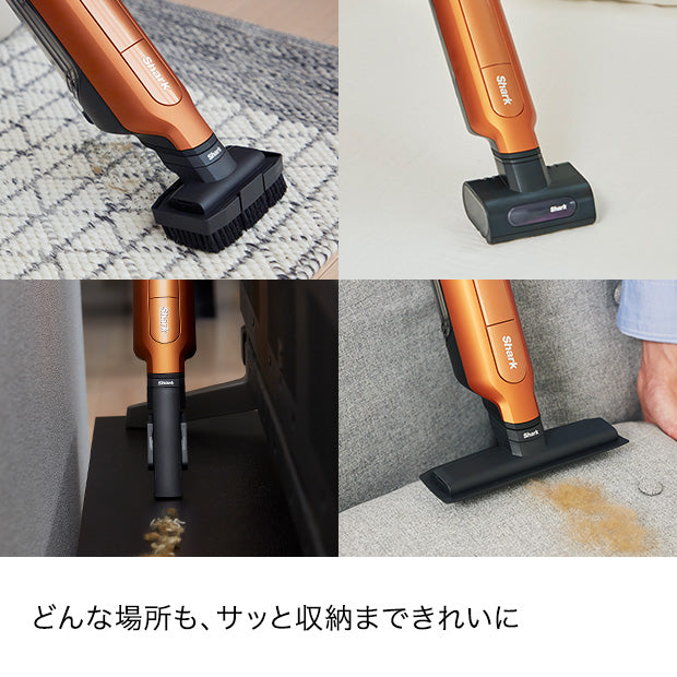 Shark コードレススティッククリーナー CS651JBL本体 バッテリー含