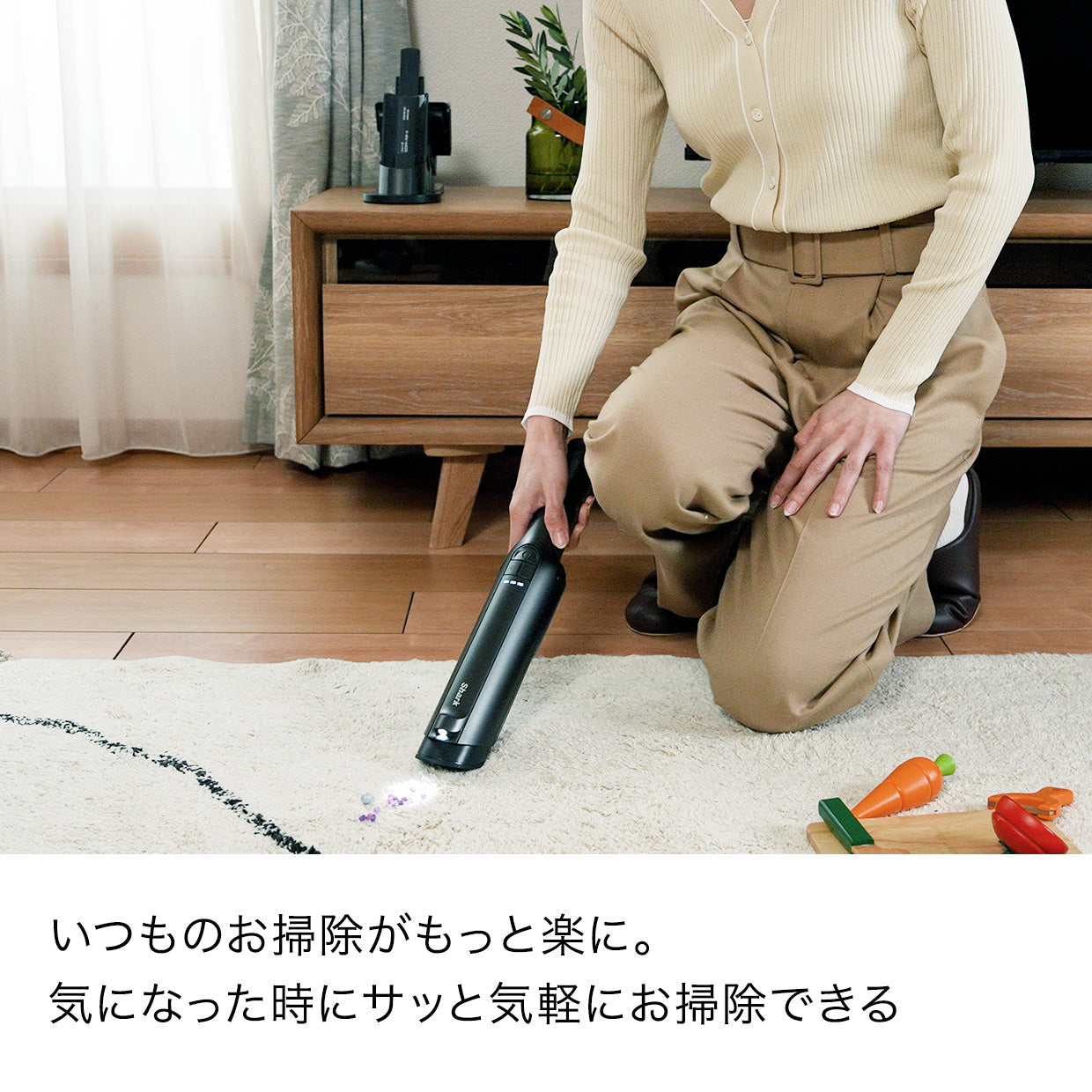 EVOPOWER EX 充電式ハンディクリーナー WV416J|WV416JGY|ハンディ