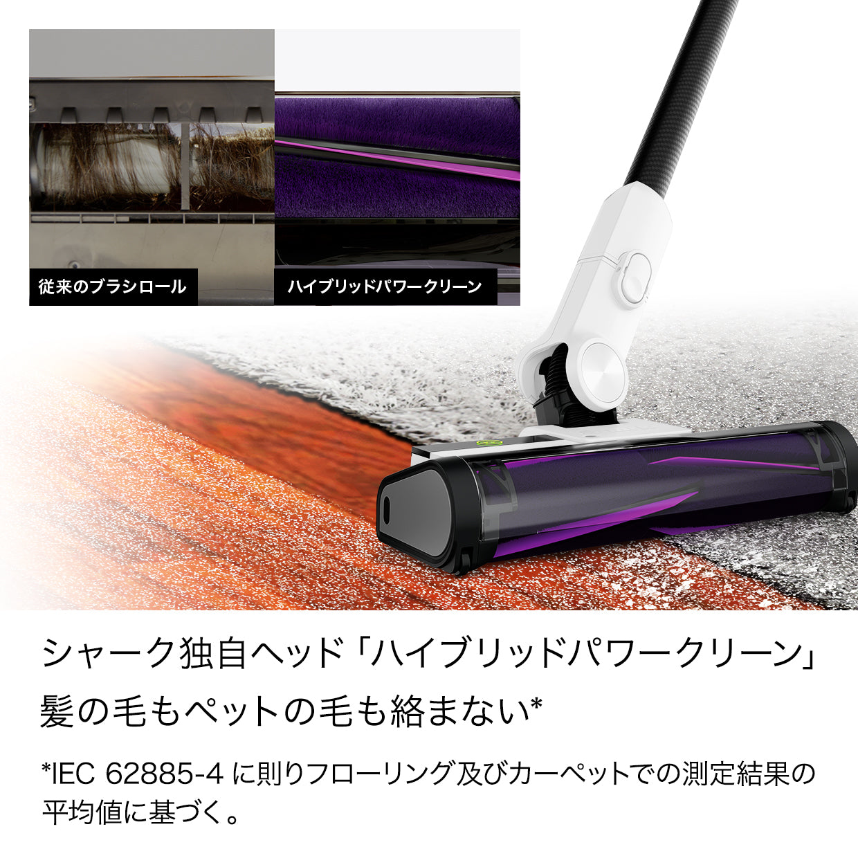 Shark CleanSense iQ コードレススティッククリーナー IW2241J