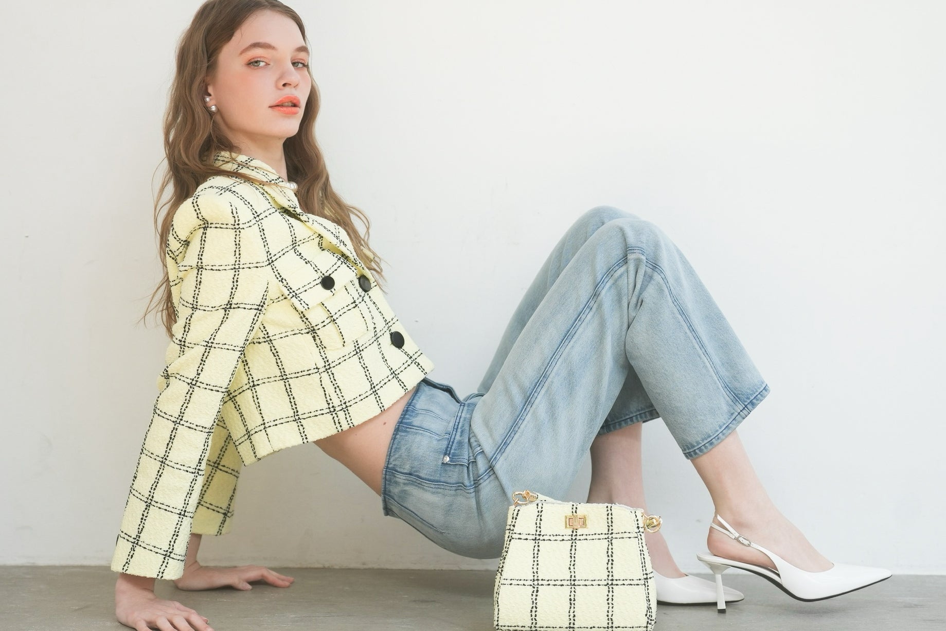 5th check tweed jacket – shéller / シェリエ