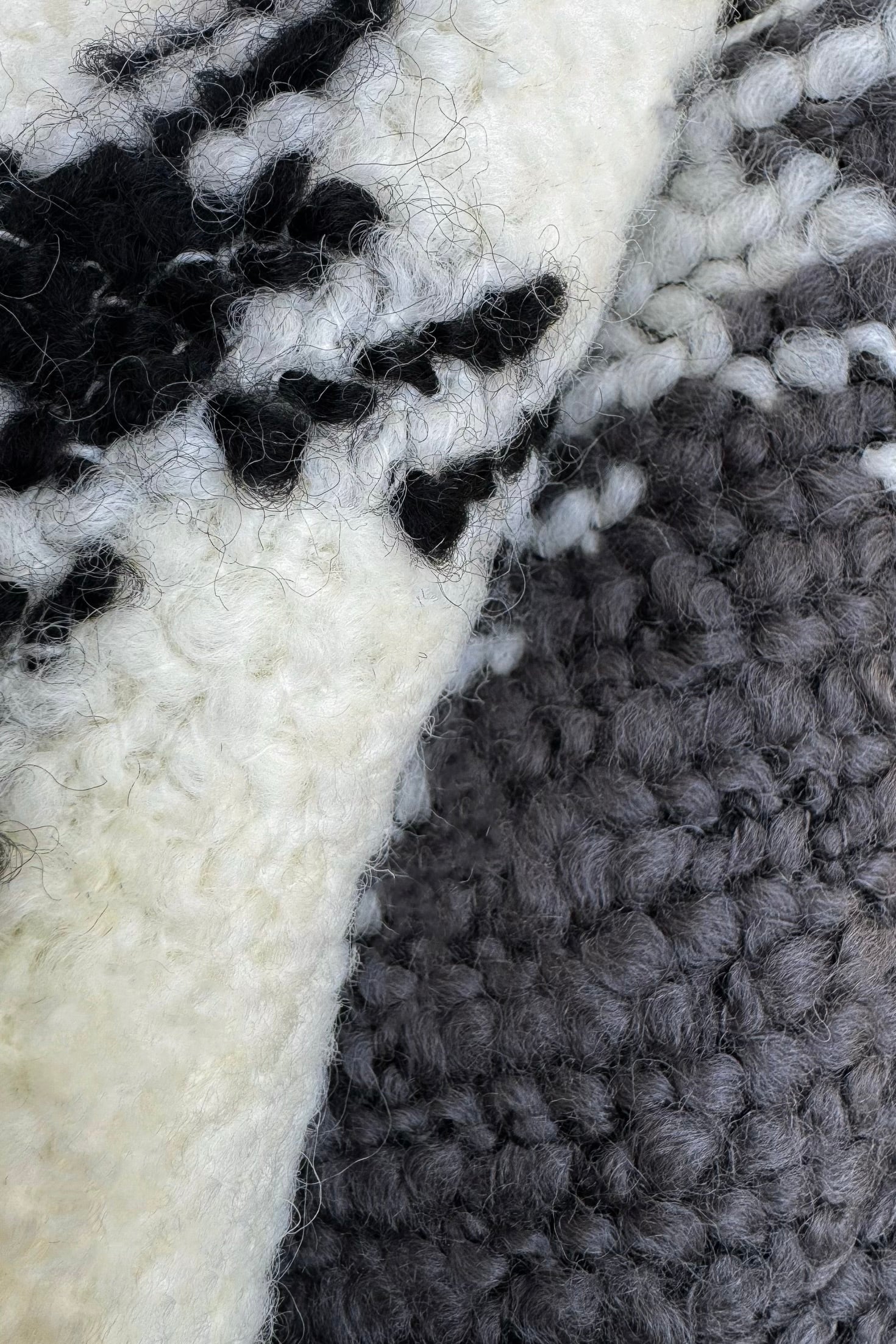 big check BISHU pure wool coat – shéller / シェリエ