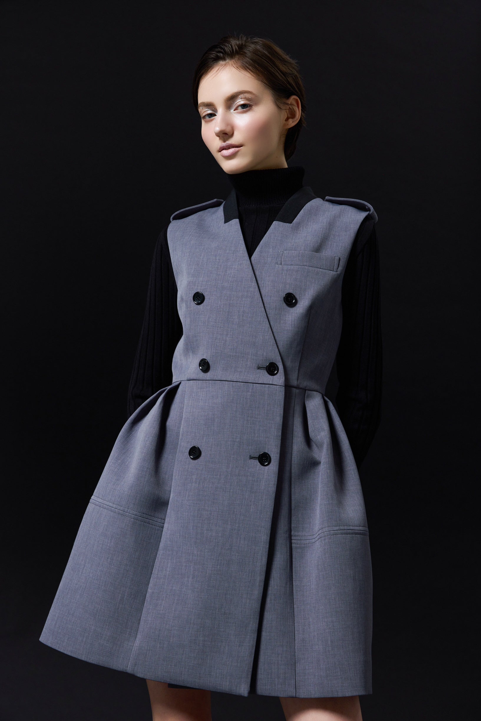 Jewel button cardigan – shéller / シェリエ