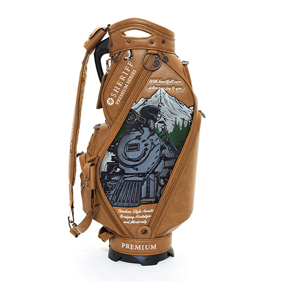 SP-012CB.キャラバン キャメル（合成皮革） – キャディバッグ・ゴルフ