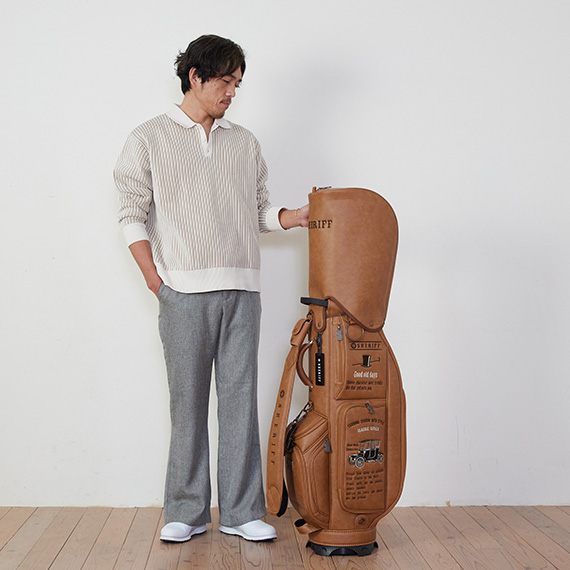 SFC-019CB.キャメル（合成皮革） – キャディバッグ・ゴルフバッグ