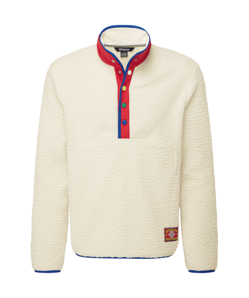 Unisex Tarcho Quarter Snap Pullover Cream | Sherpa Adventure Gear