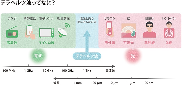 未開の電磁波「テラヘルツ波」の研究に島津の光スペクトラムアナライザ