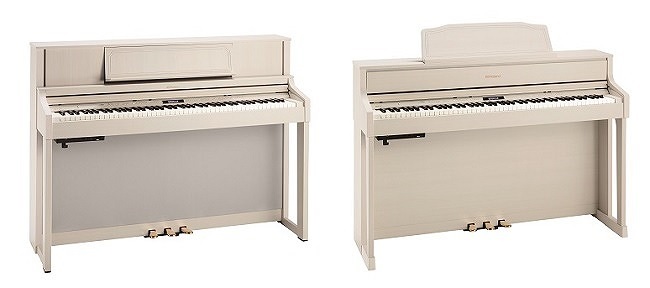 島村楽器限定！】ローランドLX-7とHP605に「ミルキーウッド」発売予定