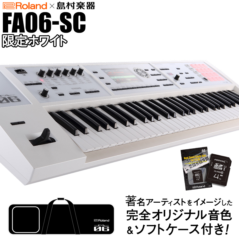 早い者勝ち！】シンセサイザーは今がお買得！！～ローランドFA-06-SC