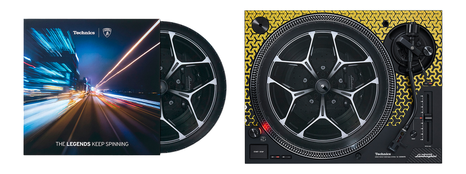 Technicsからランボルギーニとのコラボモデル『SL-1200M7B』が新発売