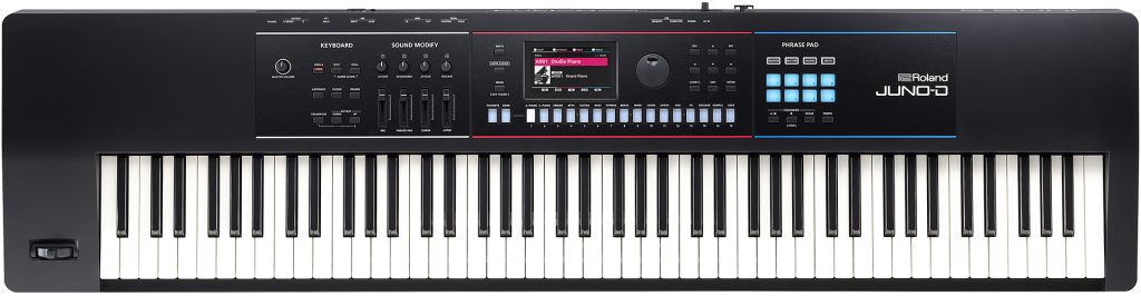 ROLAND 新 JUNO-Dバンド演奏に最適なライブキーボード「JUNO-D6
