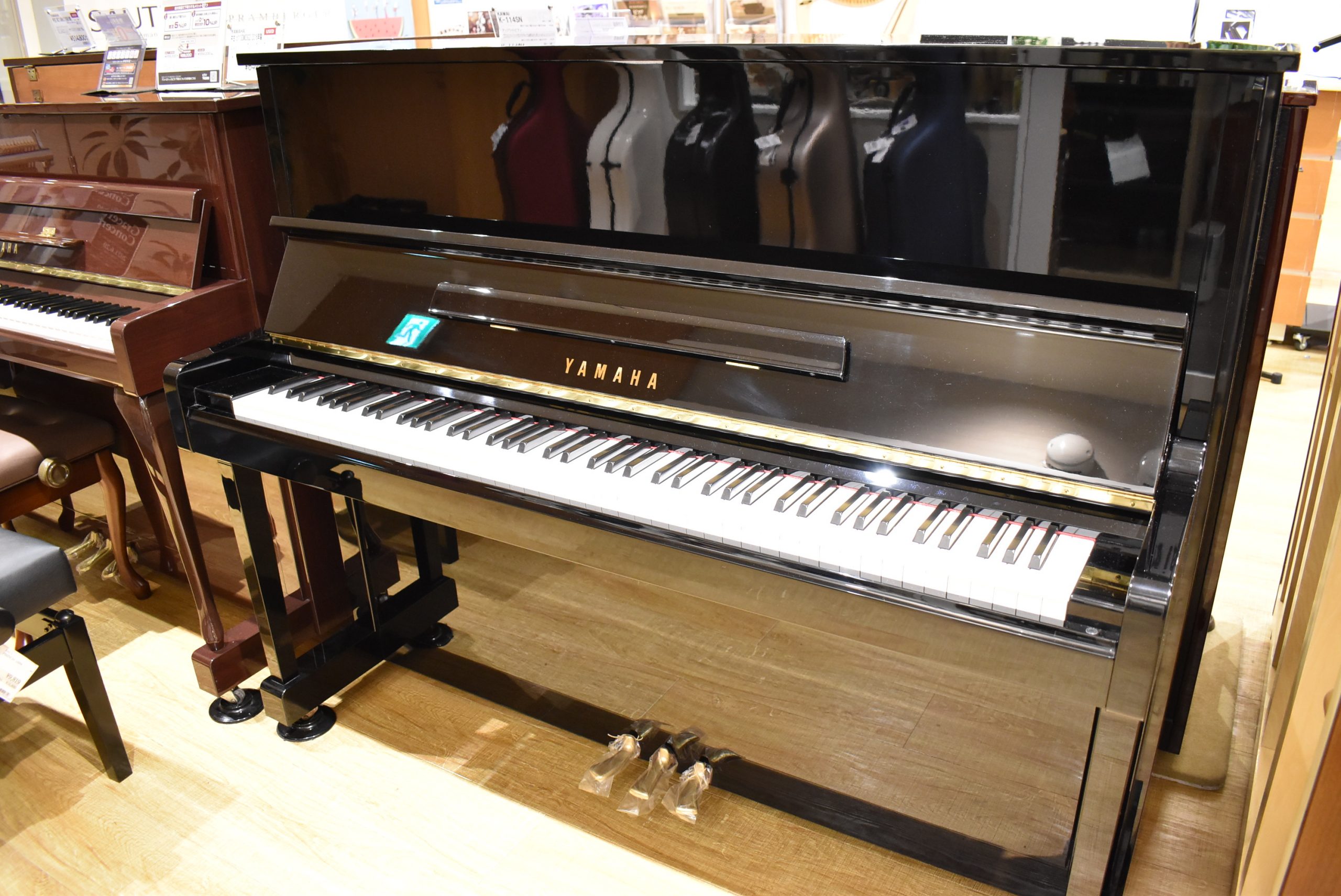 展示アップライトピアノ紹介】中古アップライトピアノ ヤマハU10BL