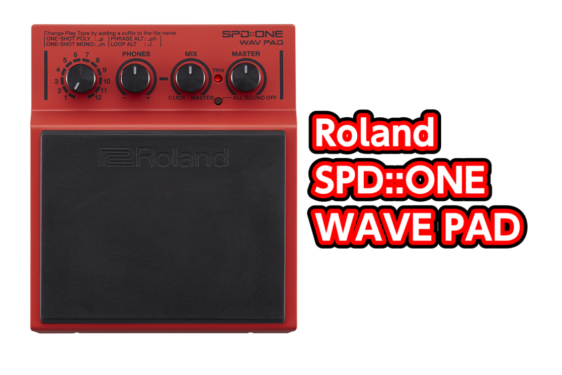 ドラム関連】Roland(ローランド) SPD::ONE WAVE PAD展示中!!【ワン