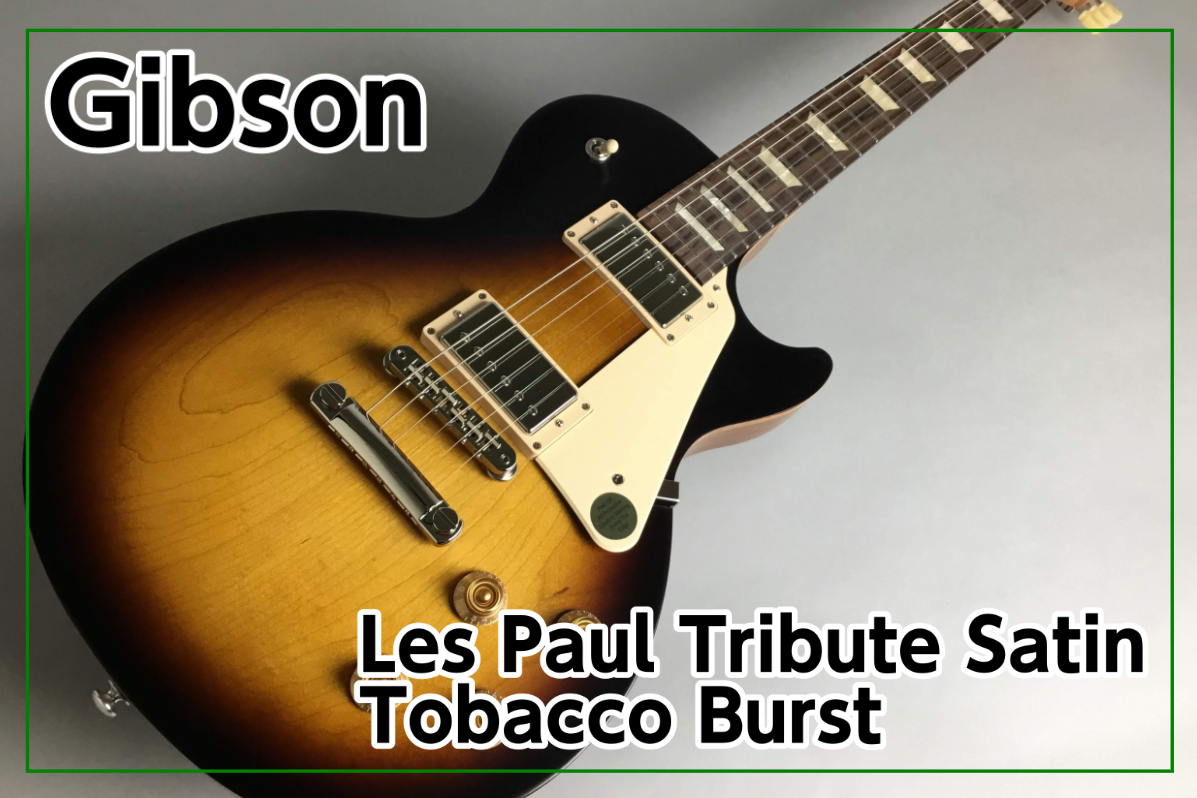 Gibson (ギブソン)Les Paul Tribute Satin Tobacco Burst入荷!!｜島村