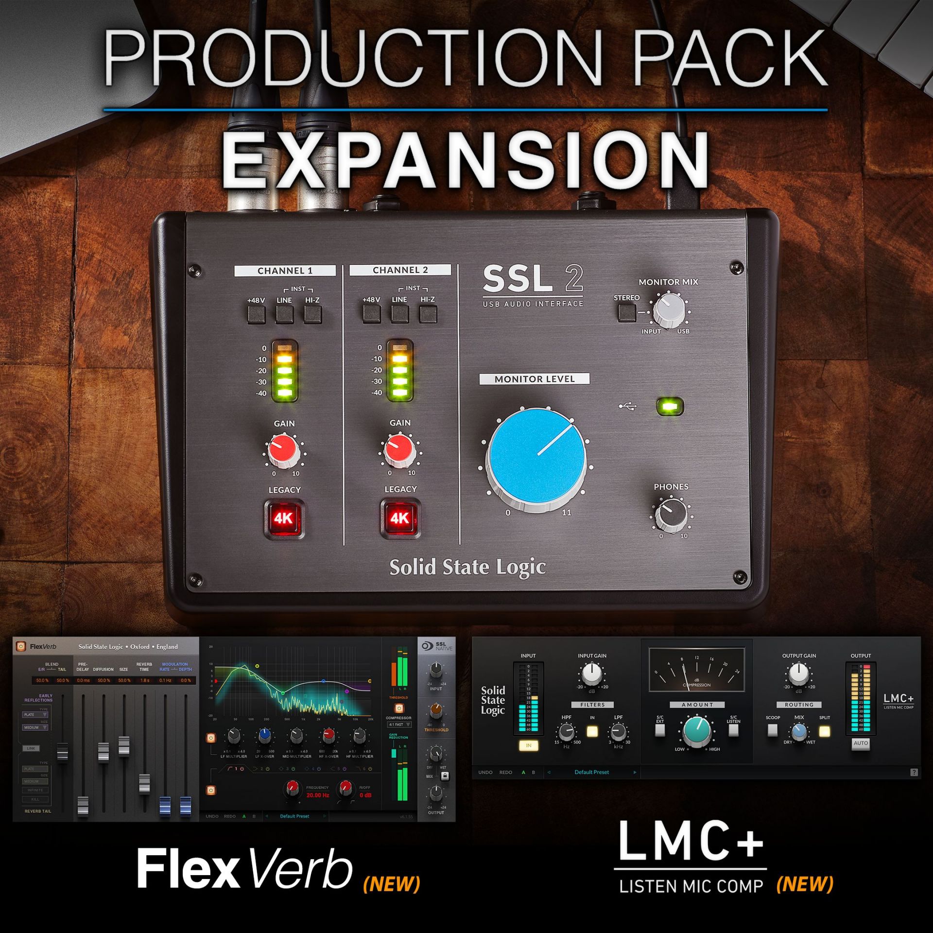 12/31まで】SSL2 / SSL2+ PRODUCTION PACK EXPANTION -バンドル