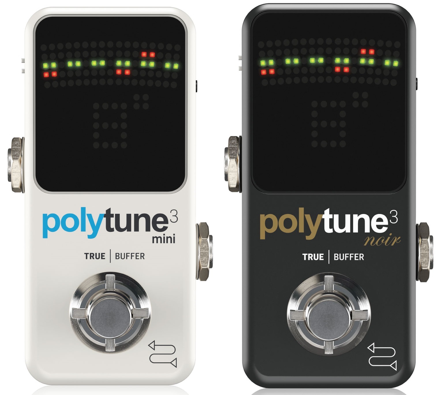 エフェクター】TC Electronic “POLYTUNE 3 MINI” “POLYTUNE 3 NOIR”が