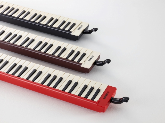 生産完了品 希少 美品【YAMAHA ピアニカ P-37E レッド】 生産完了品