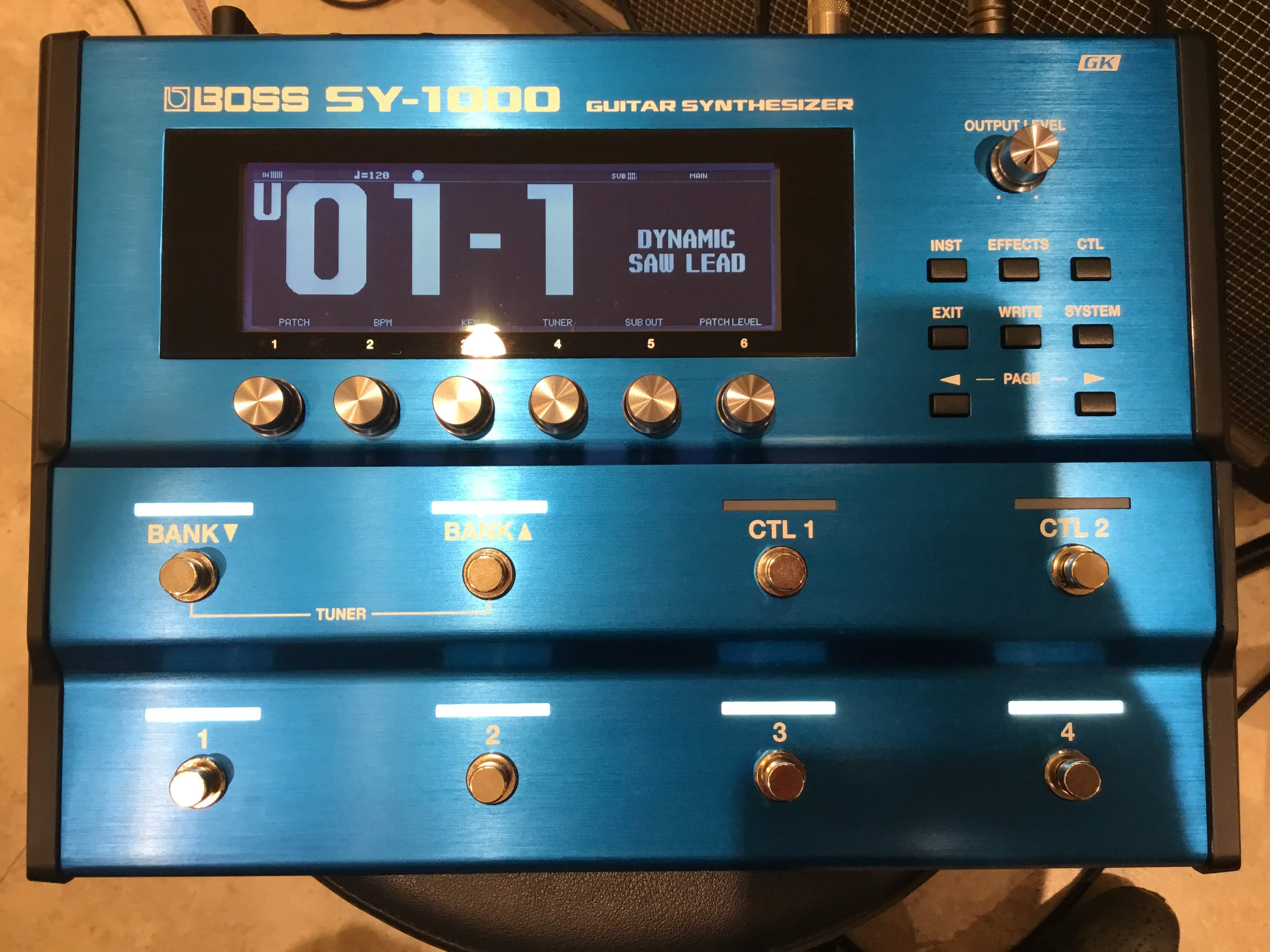 ギターシンセサイザー、、ここに極まる、「BOSS SY-1000」最速レビュー